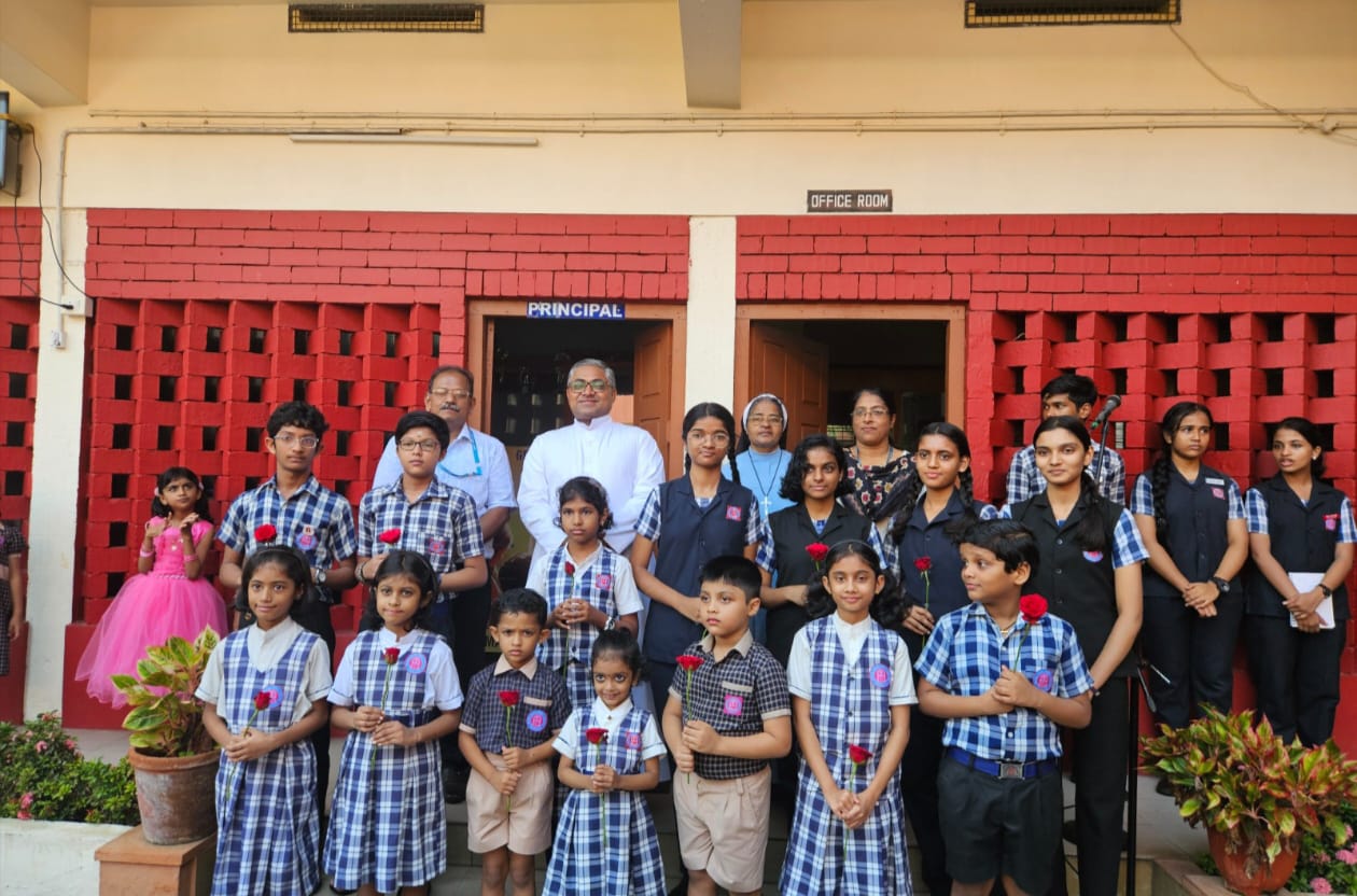 A heartfelt sent-off to our manager , Dr. Rev. Fr. Benny Palatty